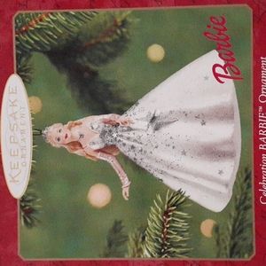 2001 Christmas Barbie Ornament